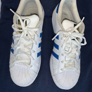 Superstar- Blue adidas shoes